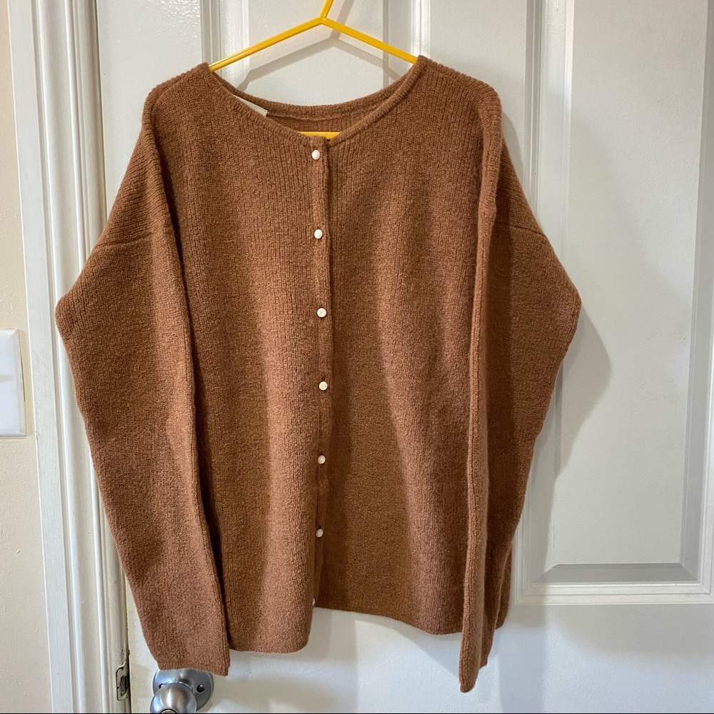 LIKE NEW Sezane Camel Gaspard Jumper Sweater XS - Picture 4 of 7